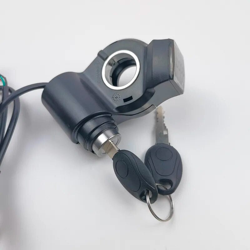 Kugoo Kirin M4 pro verrouillage de l'interrupteur d'alimentation pour Scooter électrique, avec clés, voltmètre d'allumage